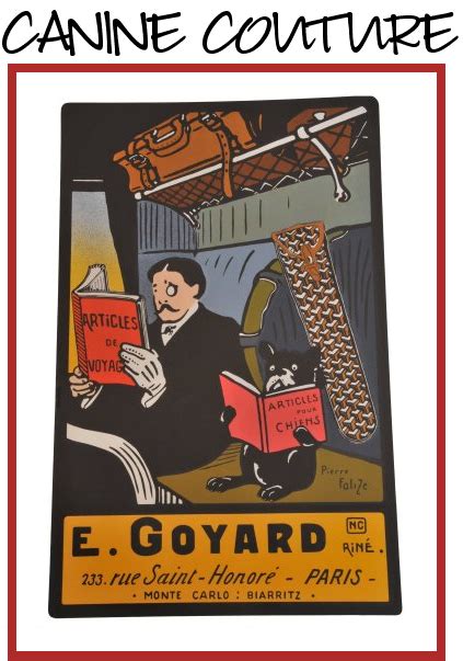 goyard posters|goyard gazette catalogue.